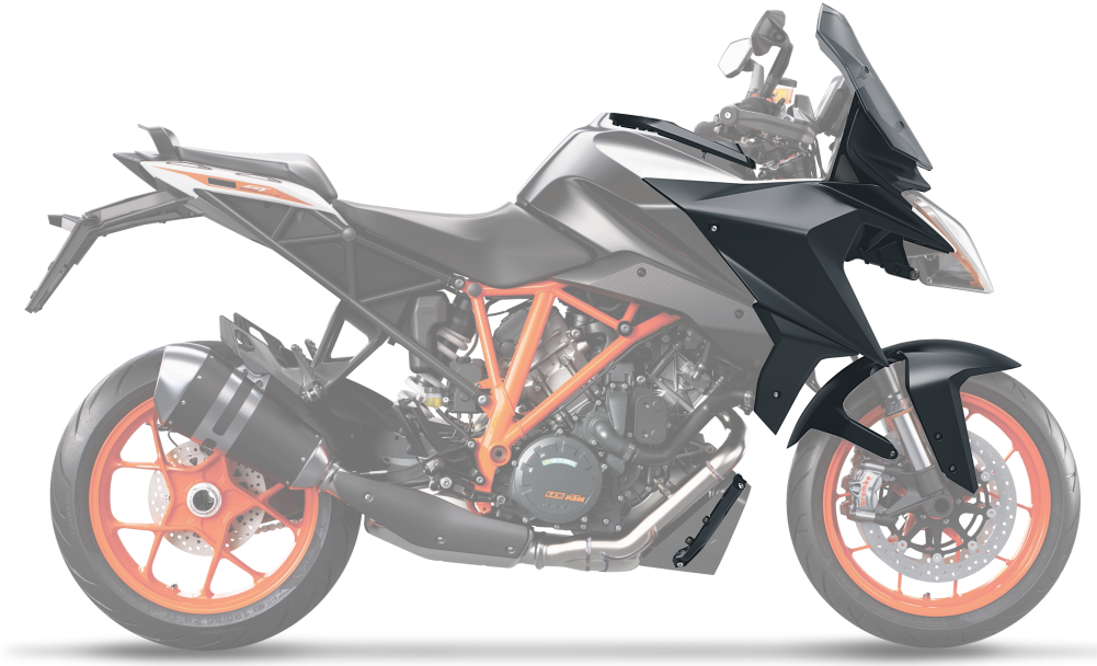 KTM 運動摩托車側面視角 壁紙