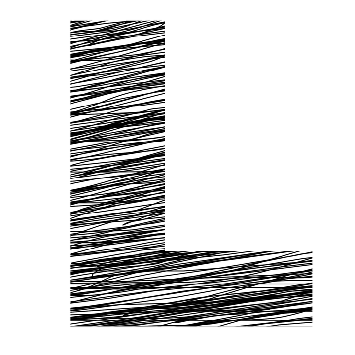 塗鴉風格字母L 壁紙