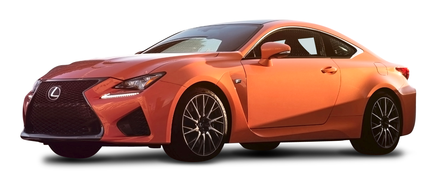 橘色 Lexus R C F 雙門跑車 壁紙
