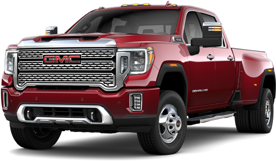 紅色 GMC Sierra Denali HD 皮卡車的攝影棚拍攝。 — Toyota Supra 壁紙