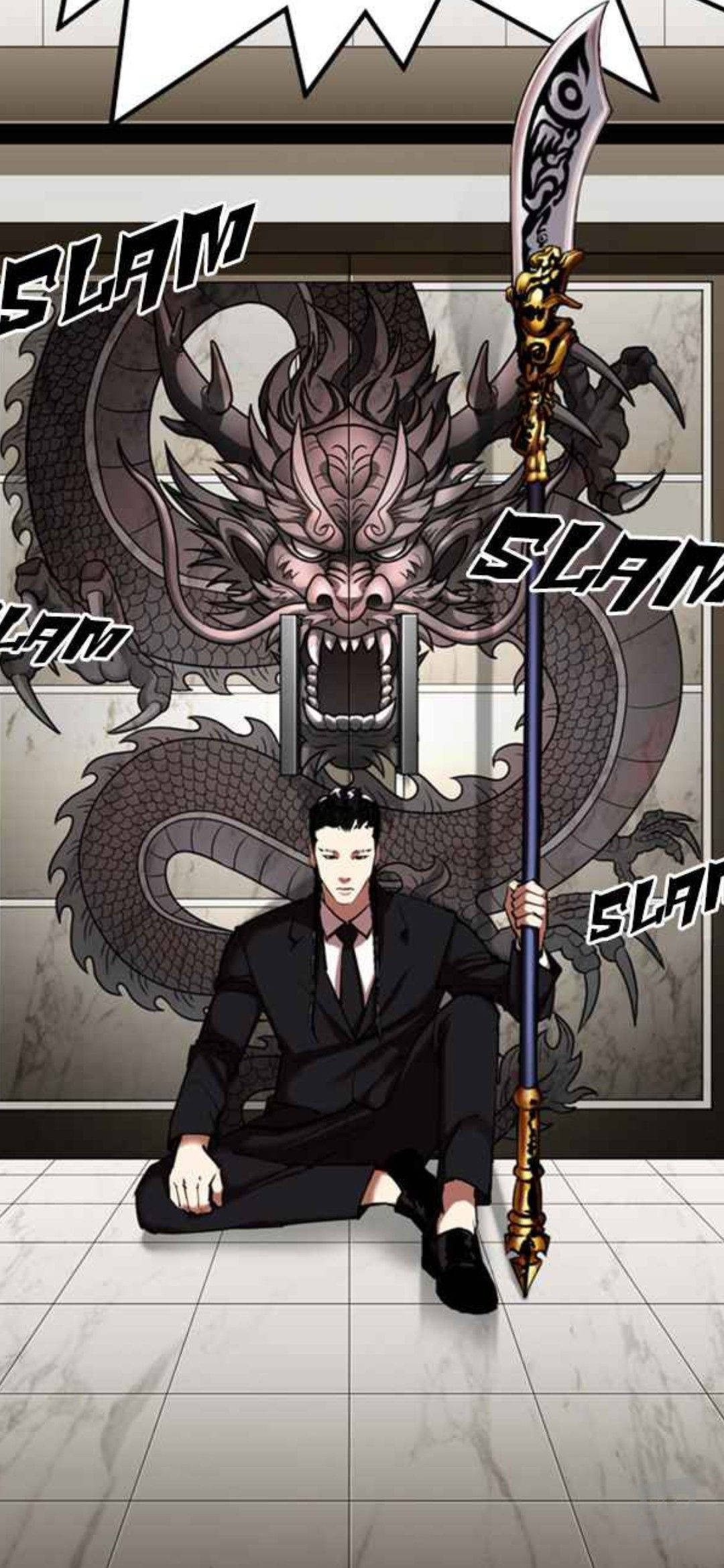 Lookism 手持武器的曉龍 壁紙