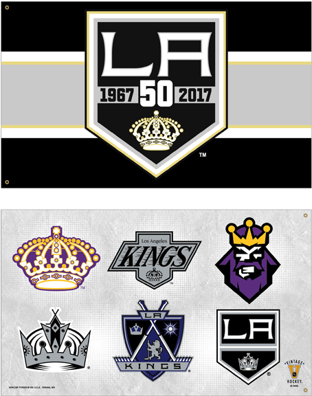 洛杉磯國王隊50週年紀念標誌和復古球隊標誌合集。 — Jordan Logo 壁紙