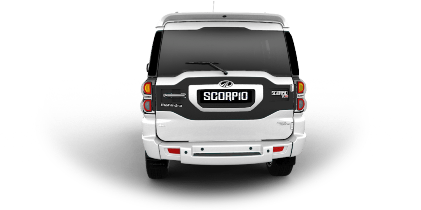 Mahindra Scorpio 後方視角 壁紙