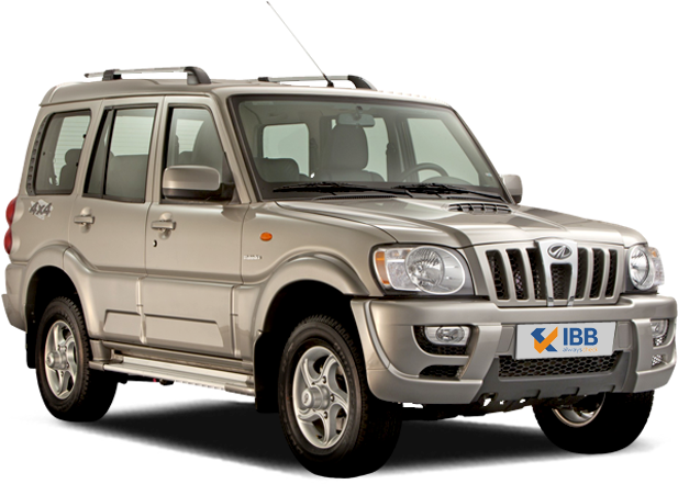 Mahindra Scorpio SUV 側面視角 壁紙