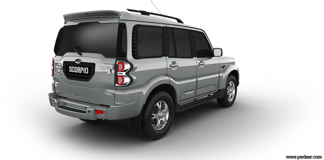 Mahindra Scorpio SUV 後視圖 壁紙