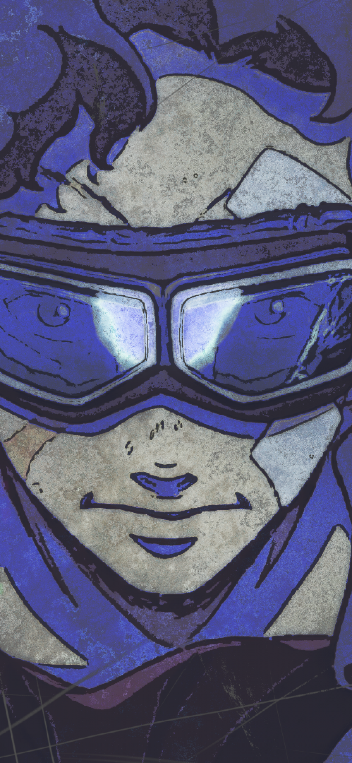 標題：Megalo Box 拳擊擂台上的凌厲眼神 壁紙