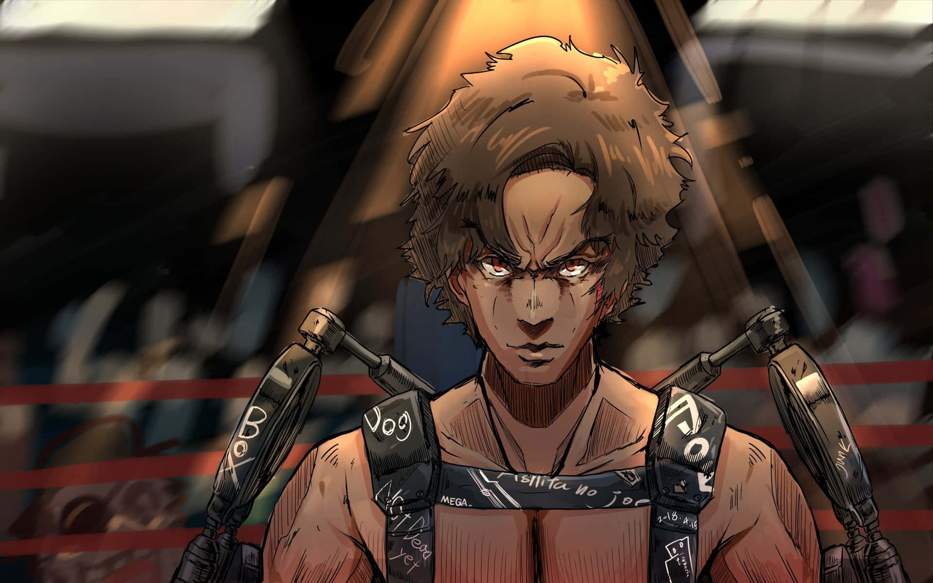 Megalo Box 背景 壁紙