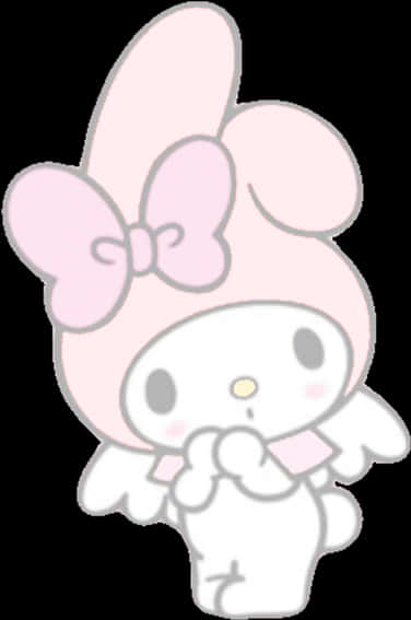 我的 melody 可愛姿勢 壁紙