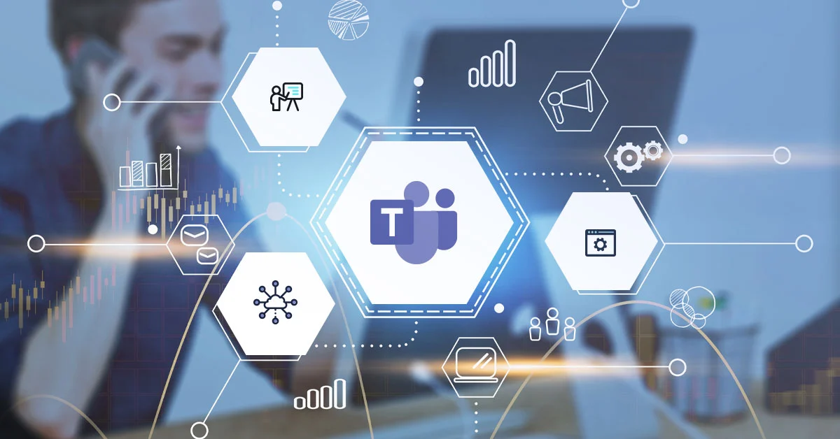 Microsoft Teams 協作概念 壁紙