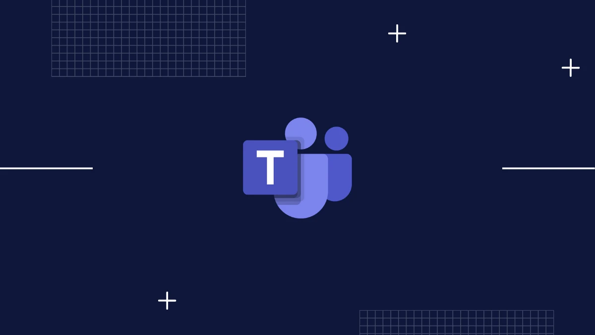 Microsoft Teams 標誌抽象背景 壁紙