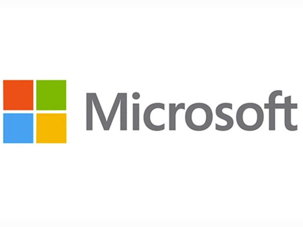 Microsoft 企業標誌，四個彩色方塊。 — Microsoft 壁紙