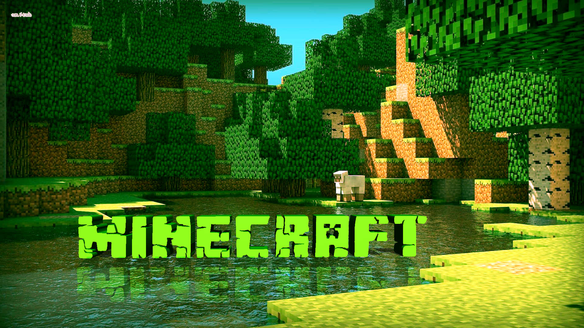 Minecraft 1920 x 1080 背景 壁紙