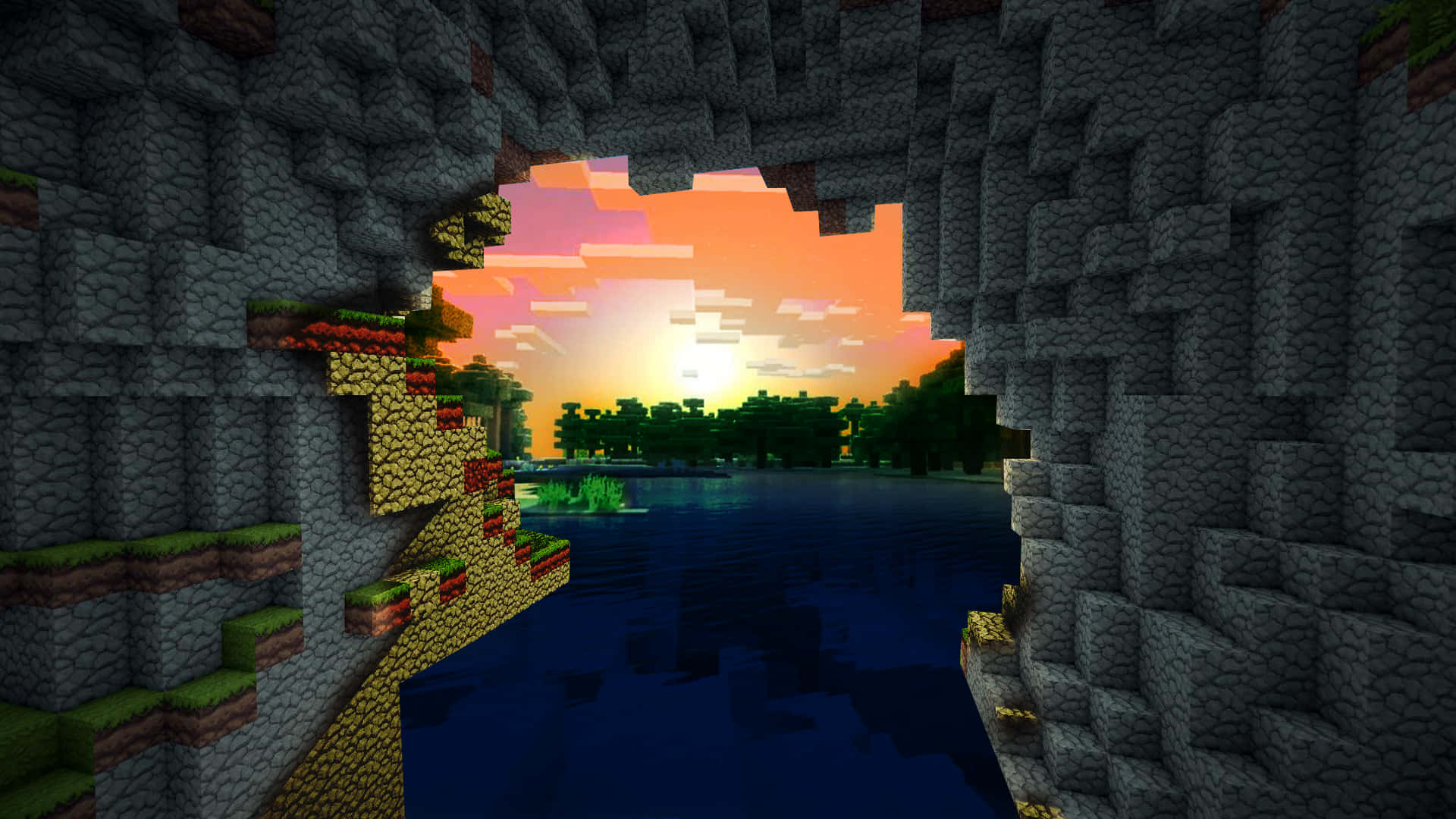 Minecraft 1920 x 1080 背景桌布 壁紙