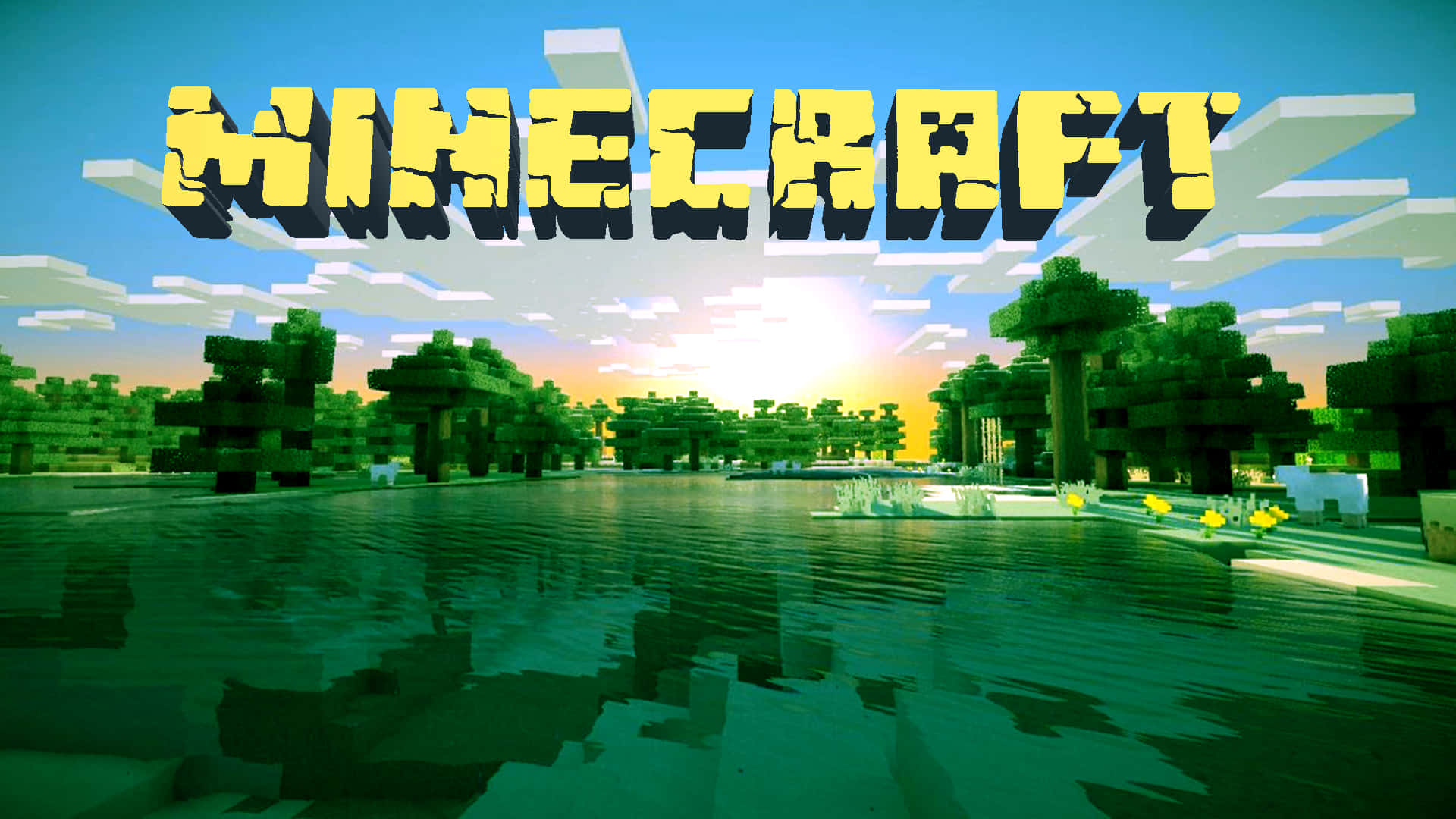 Minecraft 1920 x 1080 背景圖 壁紙