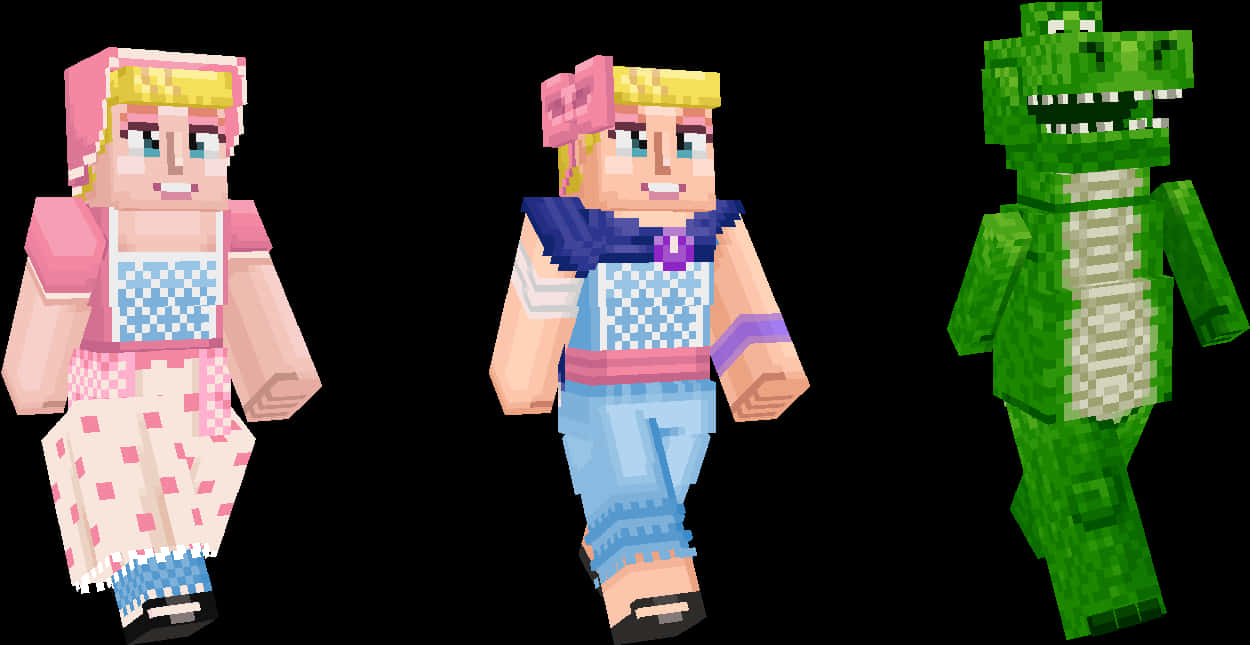 玩具總動員角色 Minecraft 版 壁紙