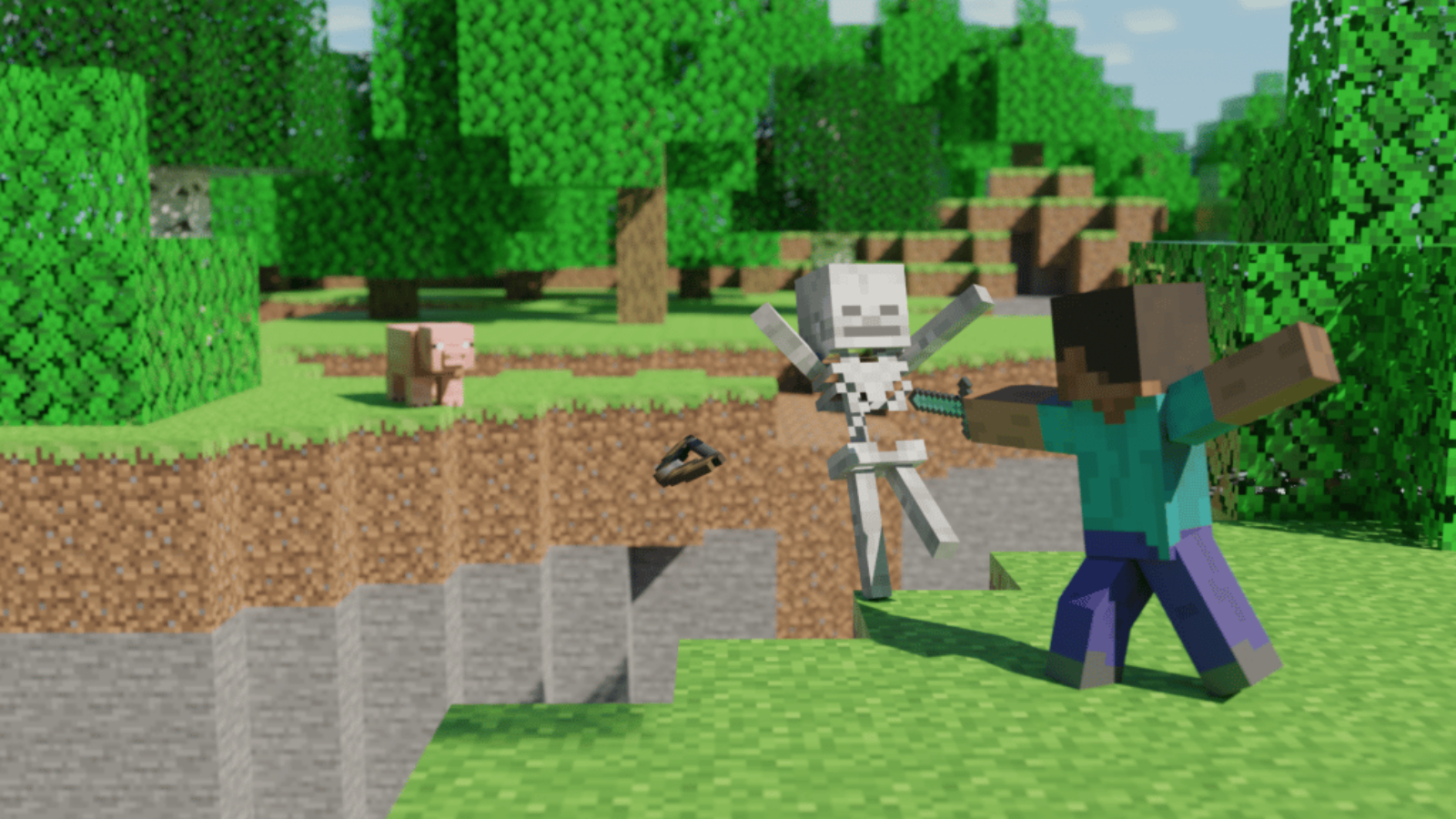 沉浸於方塊世界的酷 Minecraft 壁紙