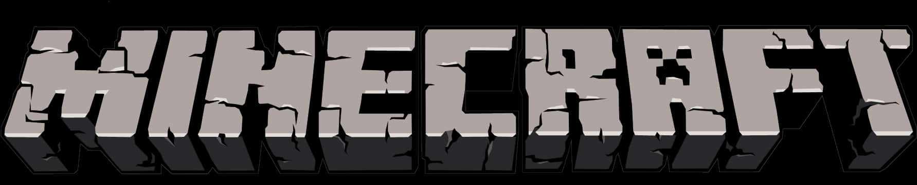 Minecraft Logo Cracked 紋理 壁紙
