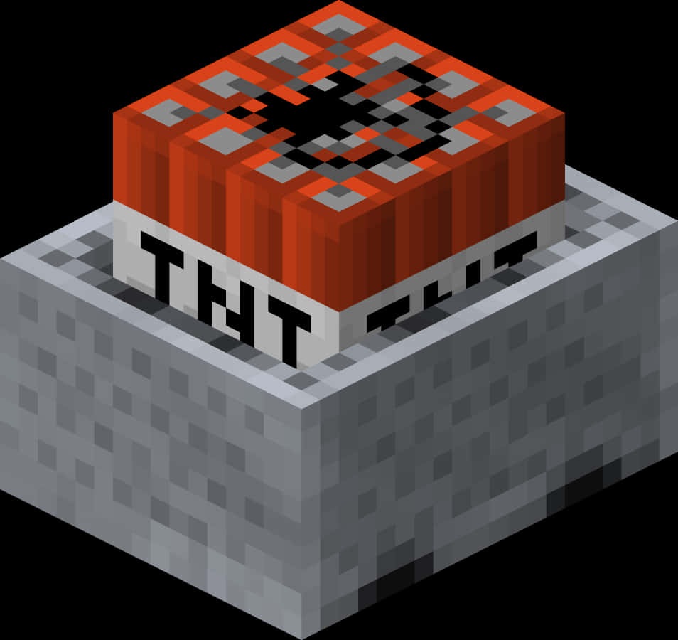 Minecraft TNT 方塊插畫