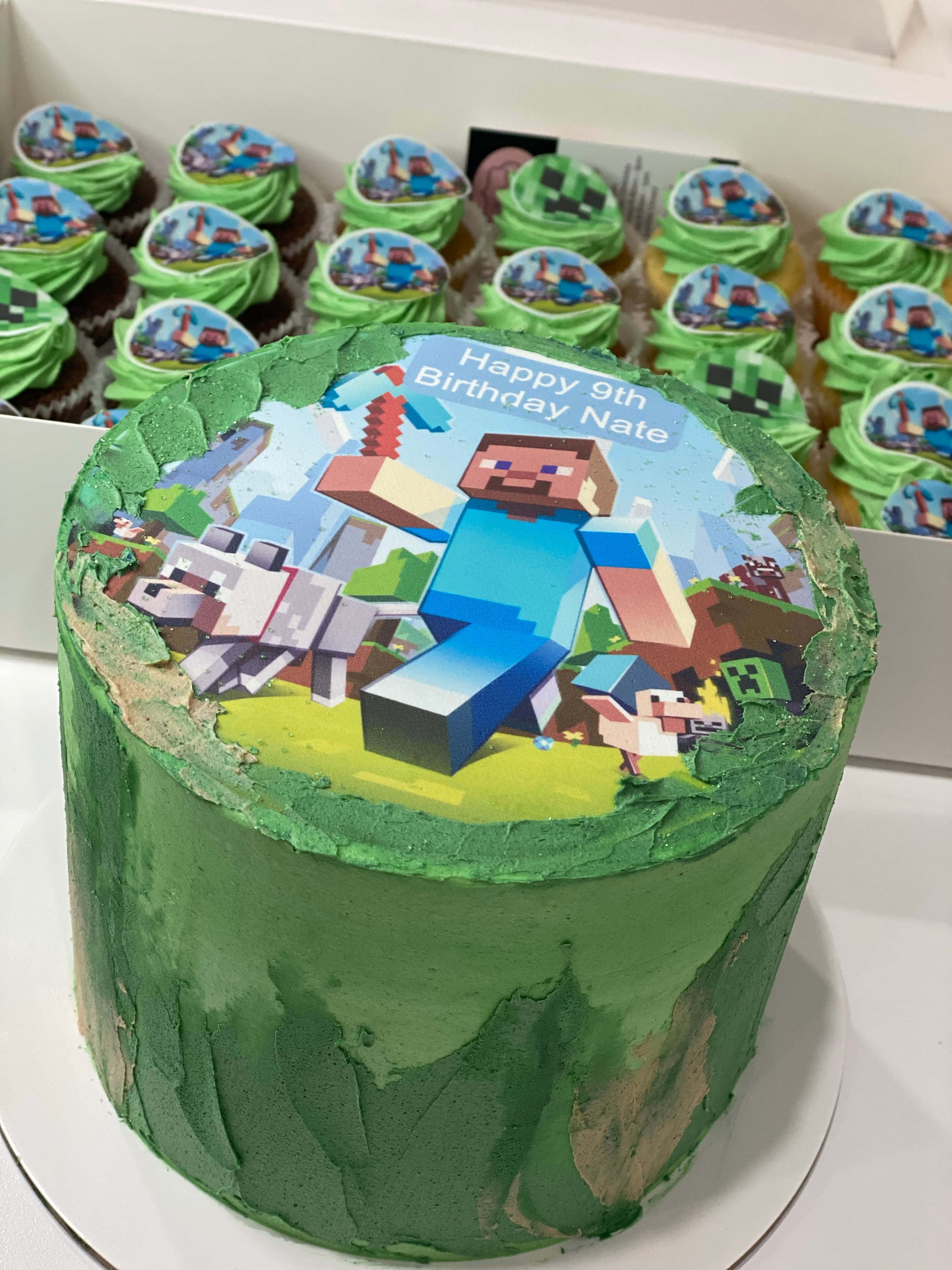 Minecraft 生日蛋糕 壁紙