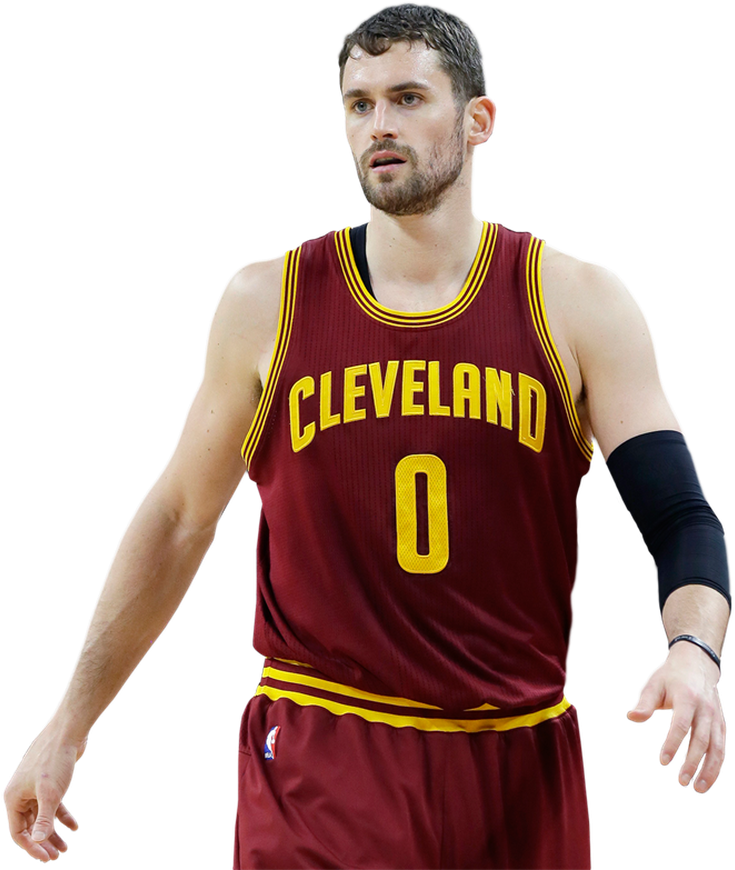 身穿克里夫蘭球衣零號的籃球運動員 — NBA 壁紙