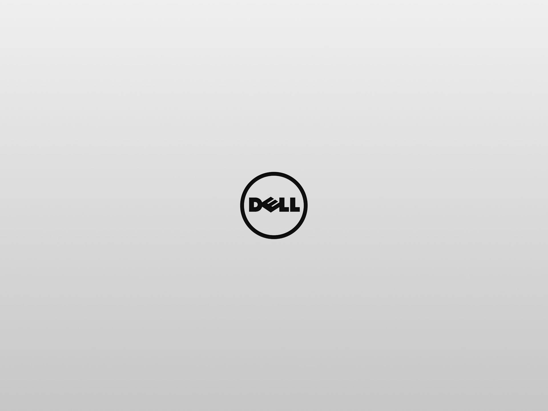 灰色漸變背景上的Dell標誌 — Dell 壁紙