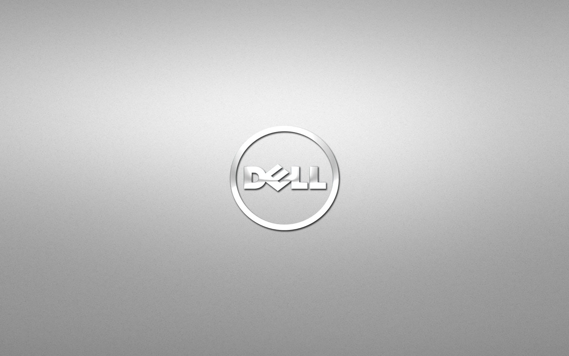 灰色漸變背景上的Dell標誌 — Dell 壁紙