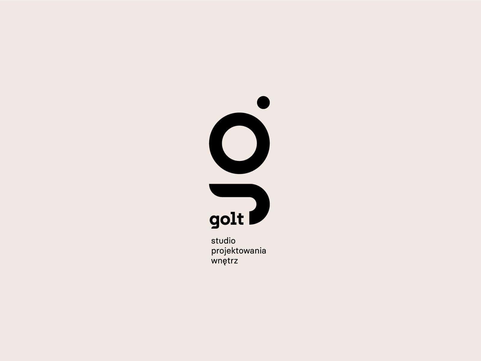 Minimalist Logo 桌布 壁紙 — 極簡標誌，帶有風格化的黑色字母 g，位於柔和米色背景上，下方有文字。