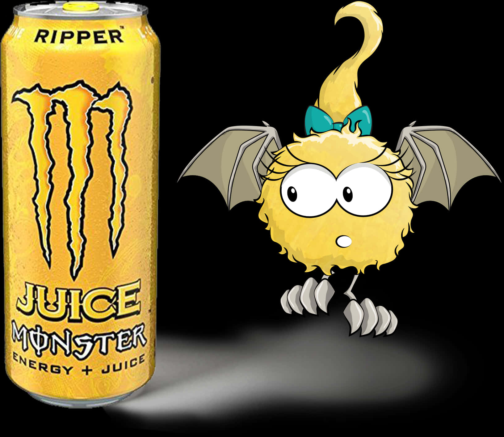 Monster能量飲料與卡通角色 壁紙