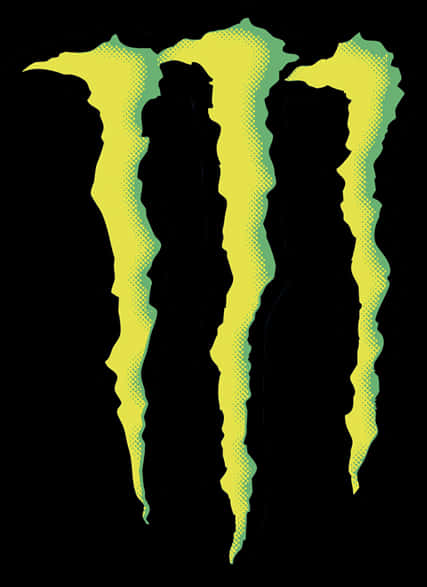 Monster Energy 標誌黃底黑字 壁紙