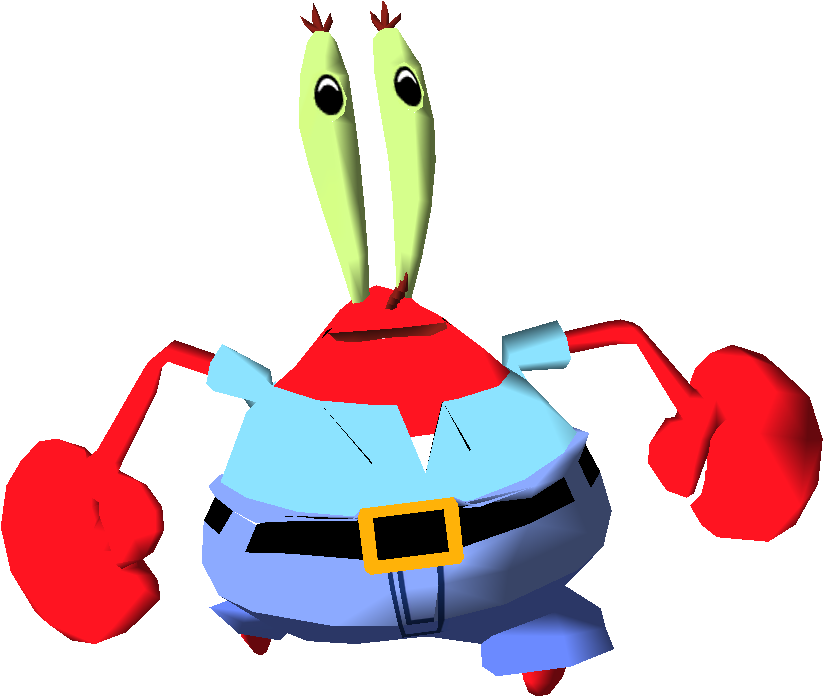 Mr Krabs3 D 模型 壁紙