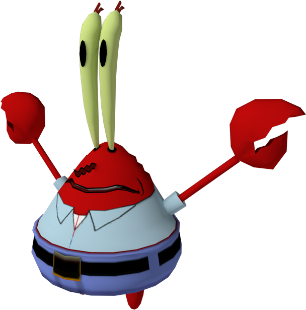Mr Krabs3 D 模型 壁紙