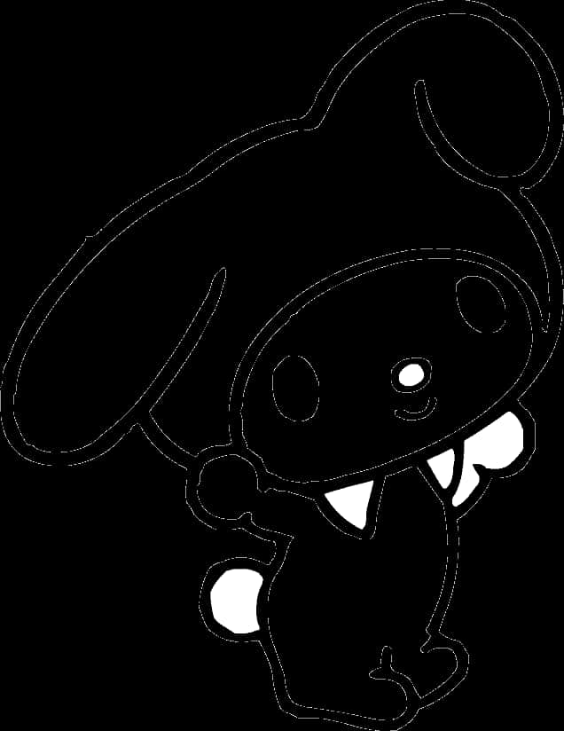 My Melody 簡筆畫