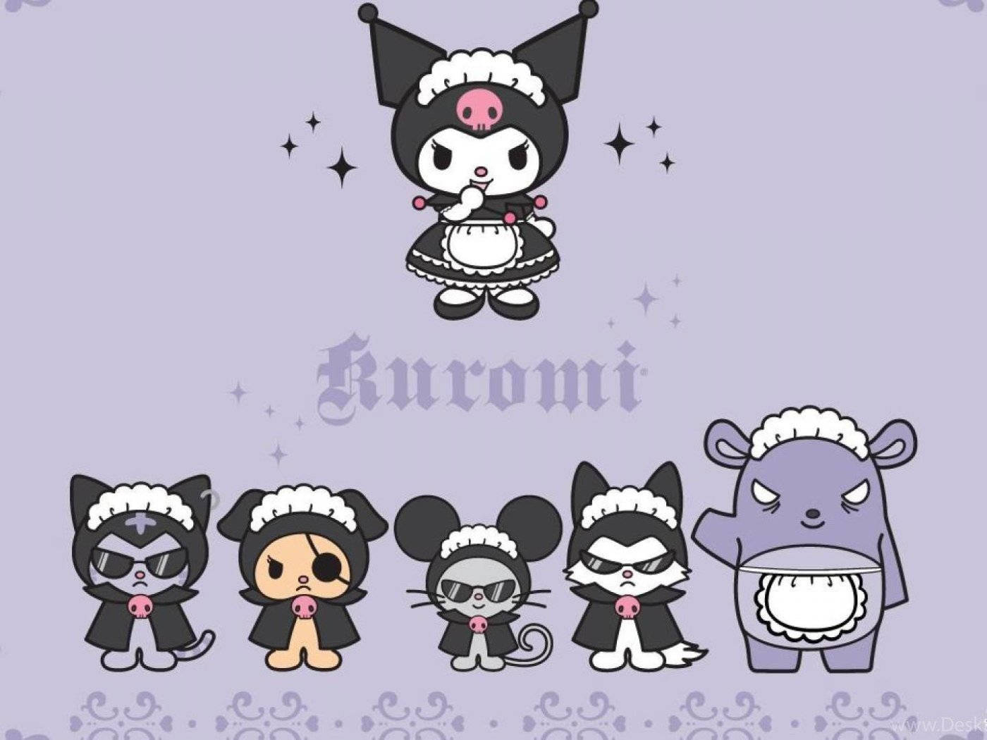 My Melody 與她的可愛朋友們 — 庫洛米 壁紙