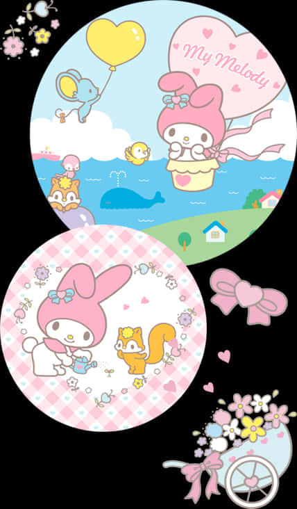 My Melody冒險插畫 — Sanrio 壁紙
