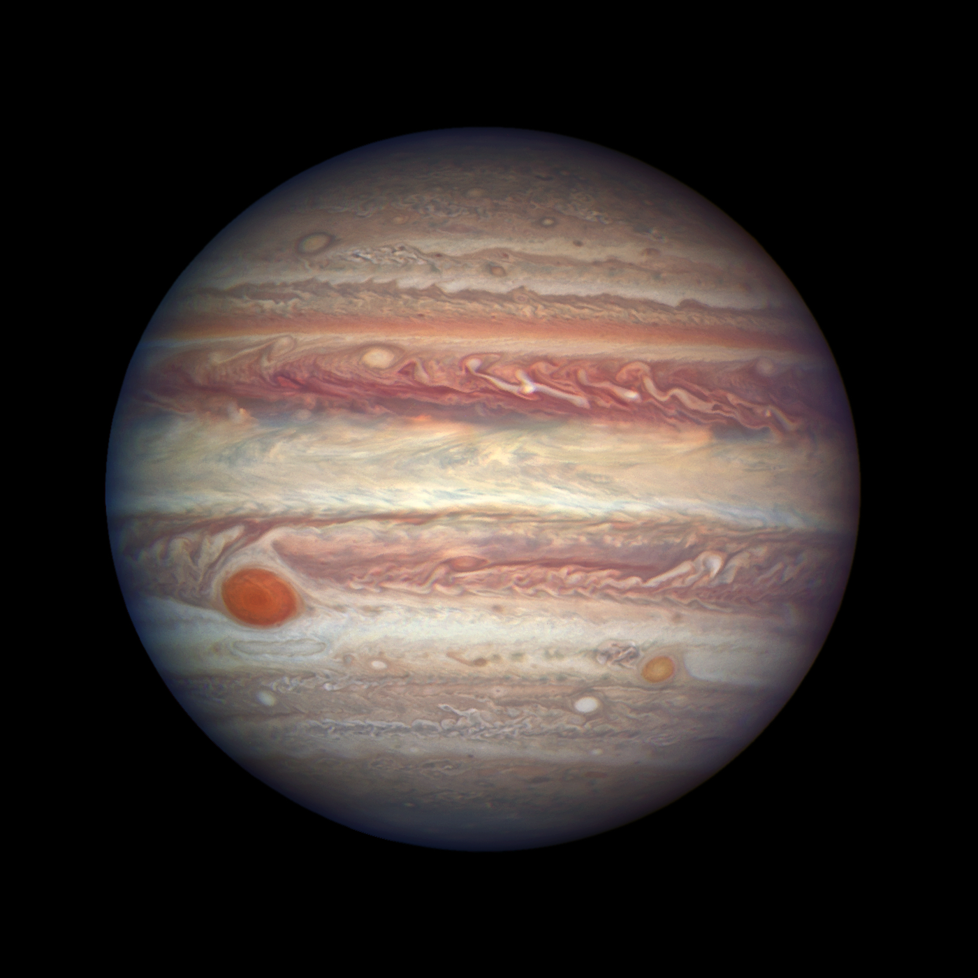 木星近距離特寫，由 NASA 太空任務拍攝 壁紙