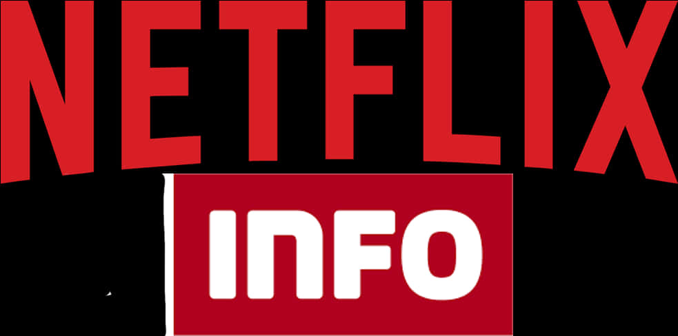 Netflix Logo 附資訊標籤 壁紙