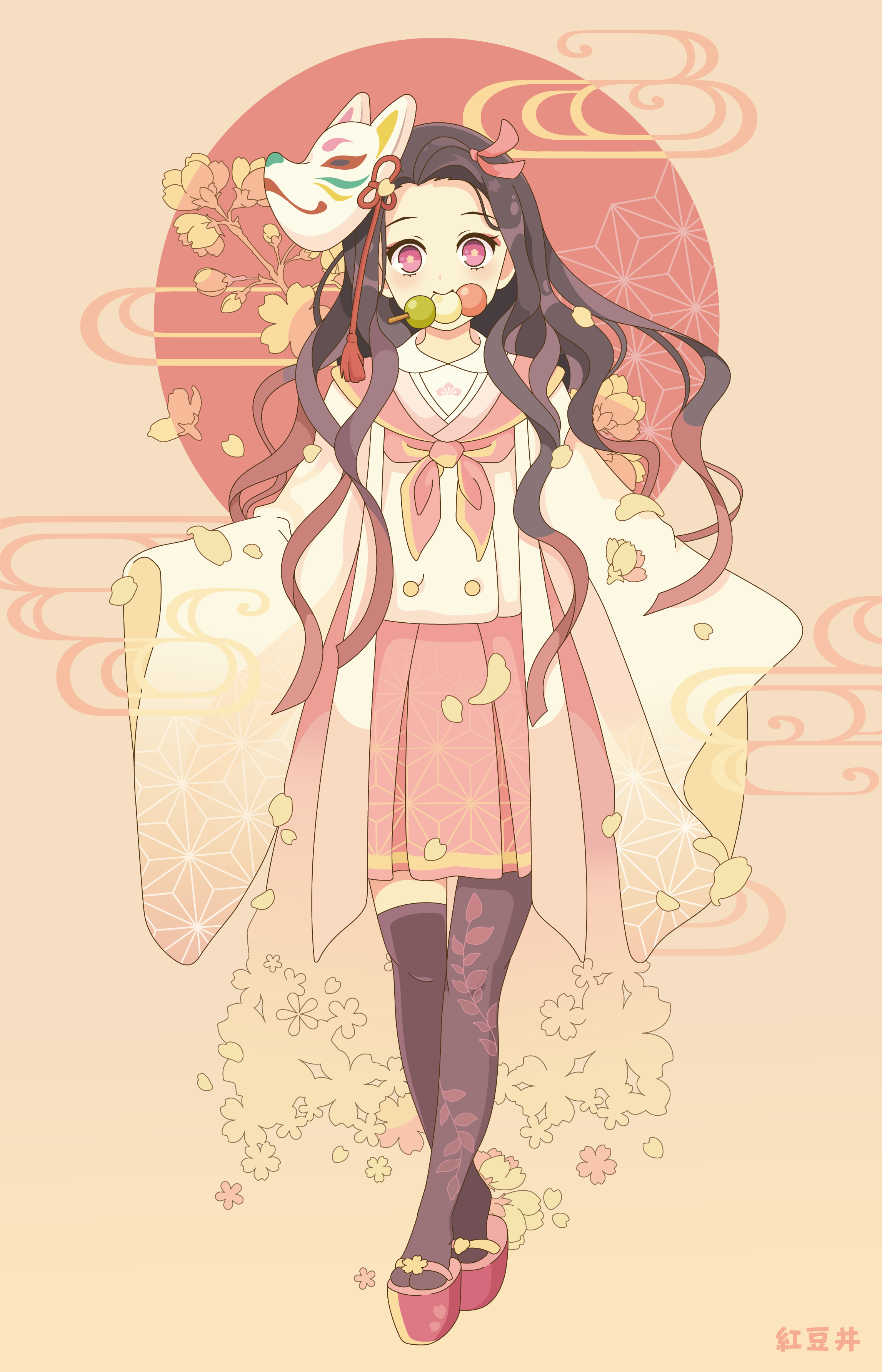 Nezuko 鬼滅之刃 壁紙