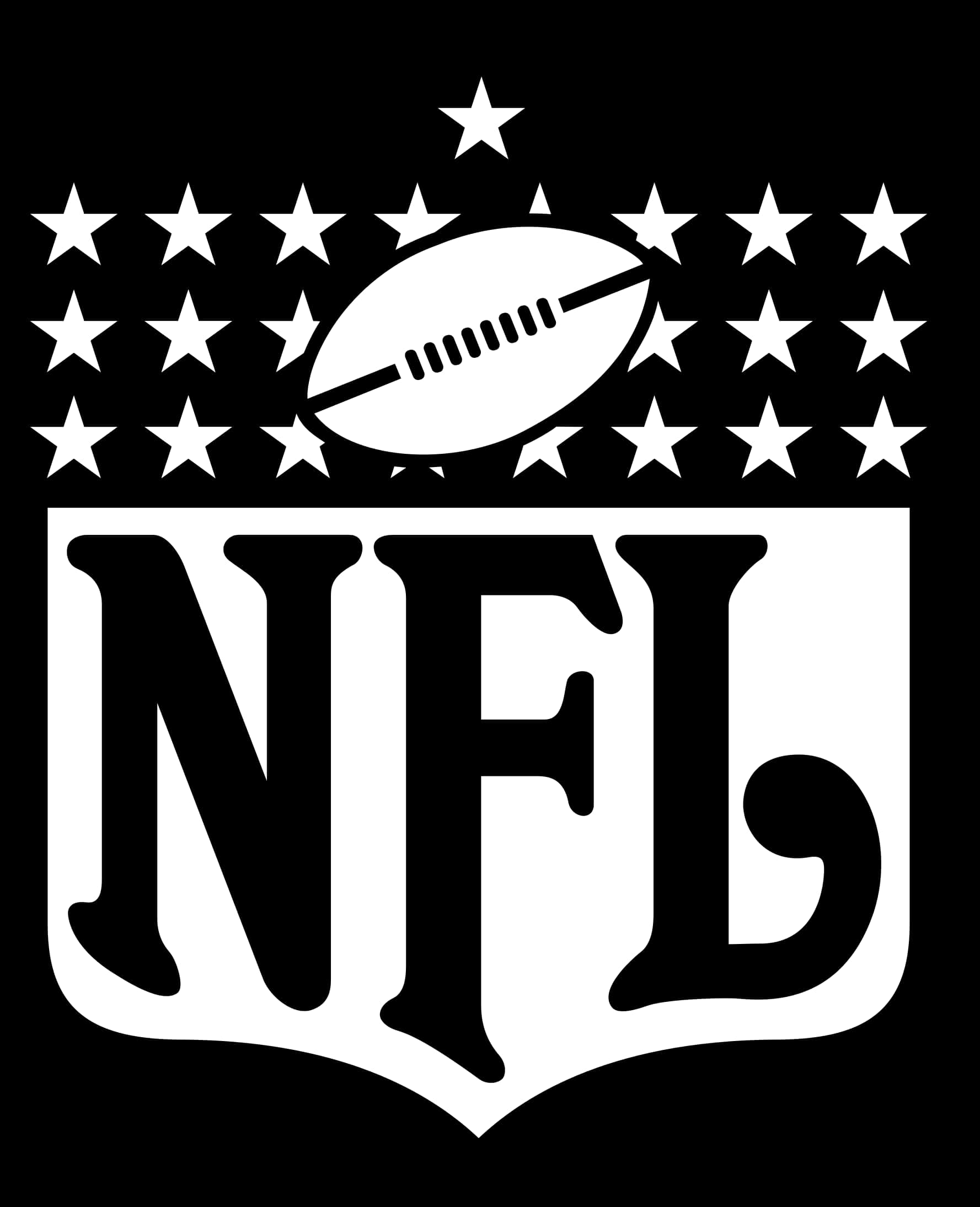 NFL 標誌 黑白 壁紙