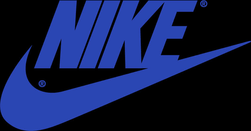 Nike 標誌藍色背景 壁紙