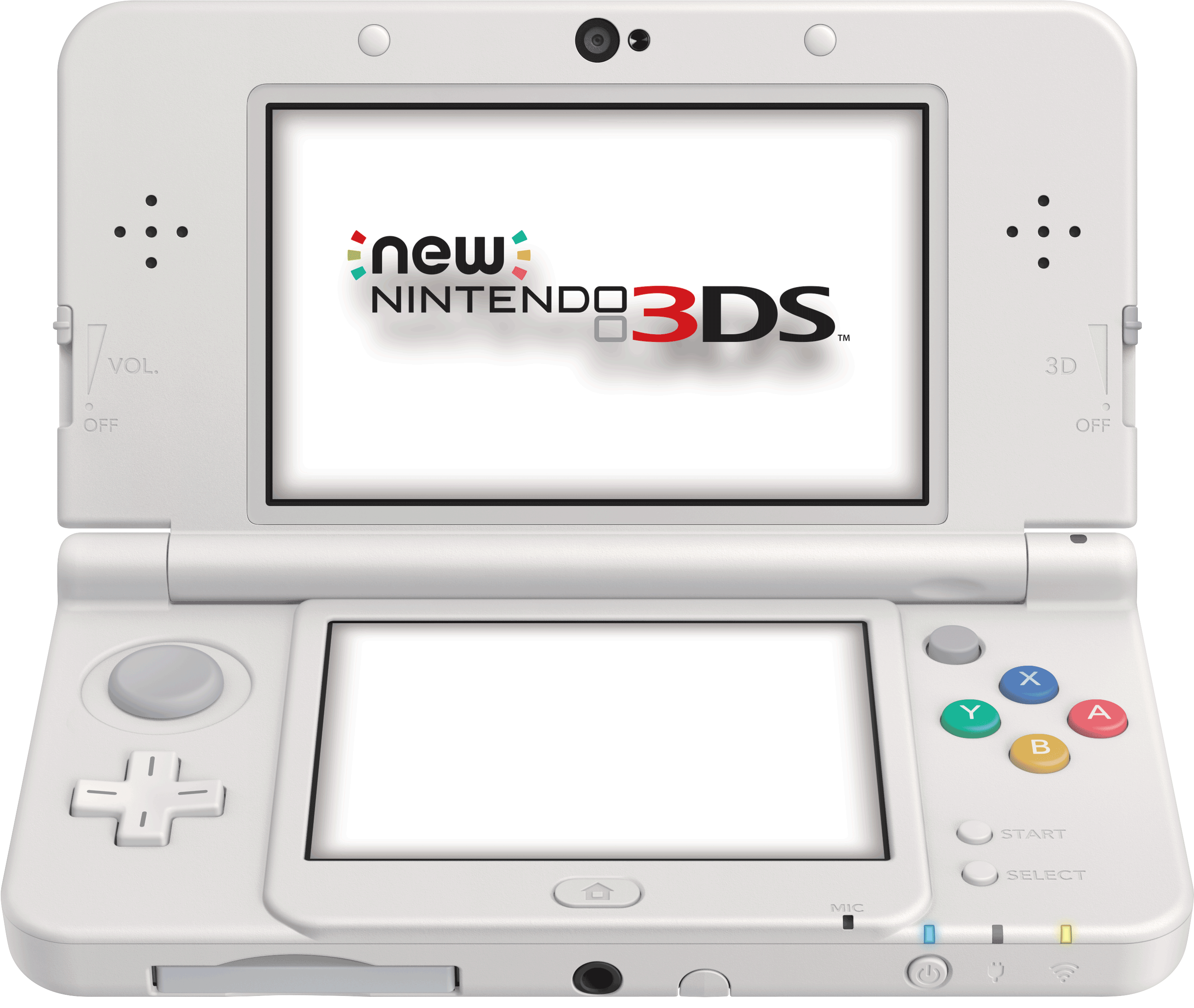 全新Nintendo 3DS白色開機畫面 壁紙