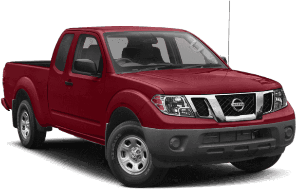紅色Nissan Frontier 皮卡貨車 壁紙