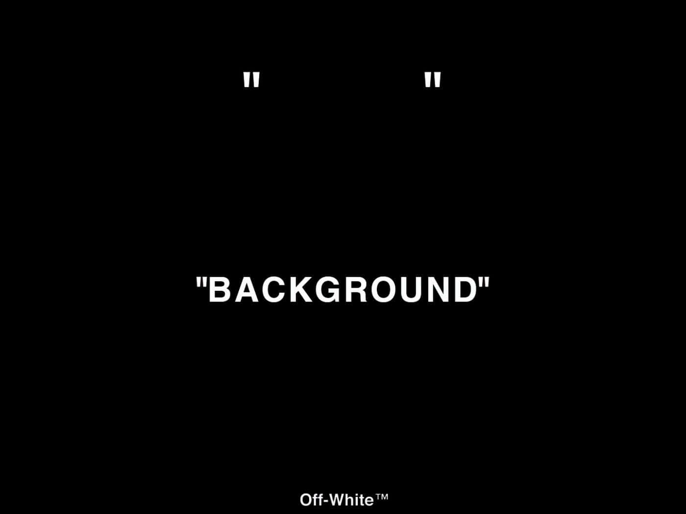 Off White 標誌背景 壁紙