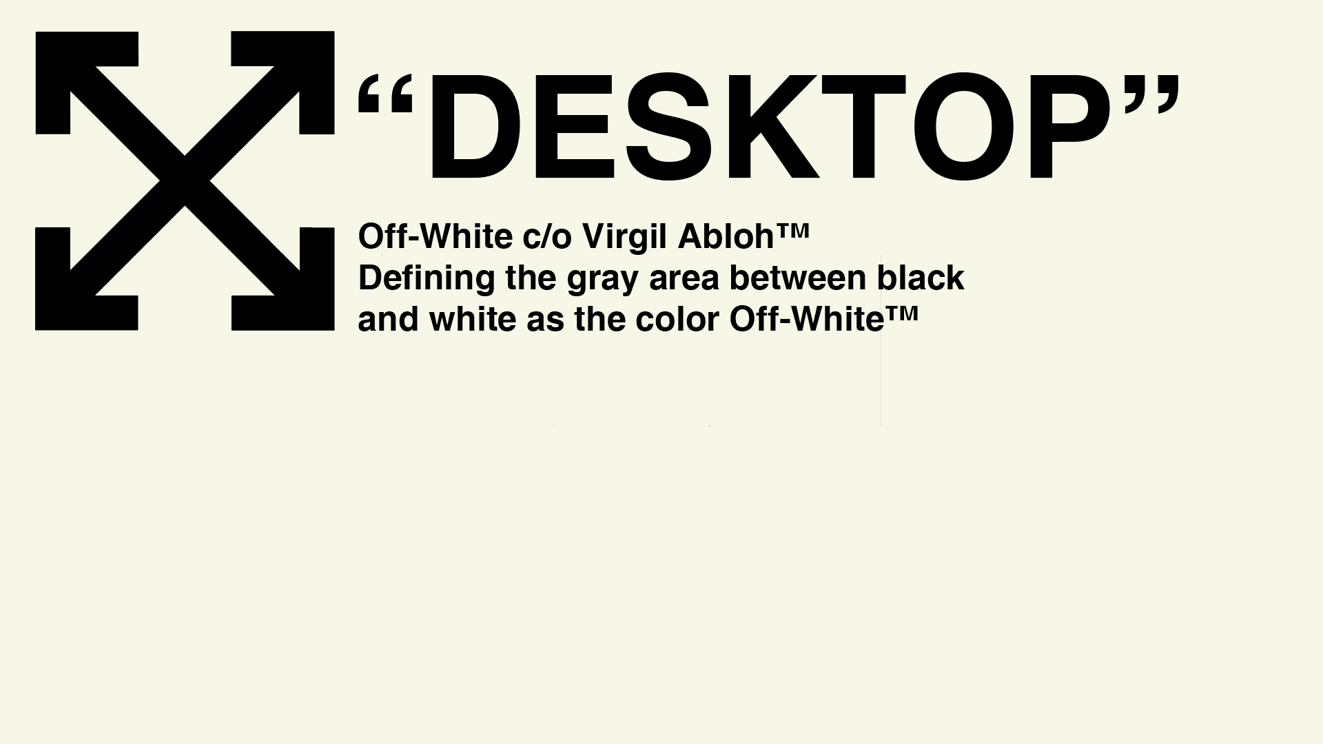 Off White 標誌背景 壁紙
