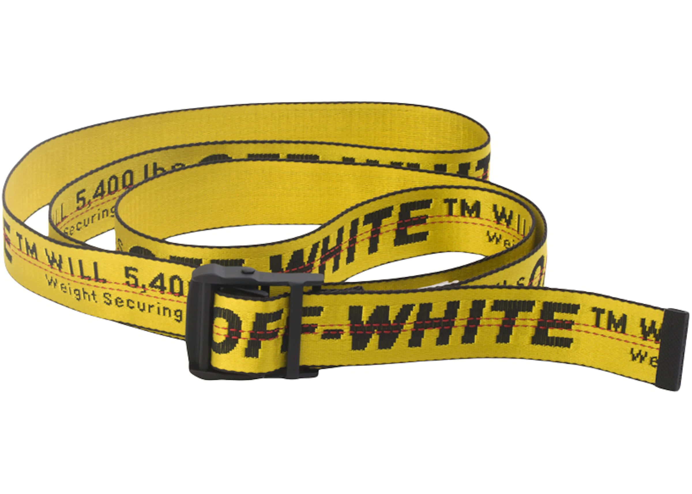 Off White 黃色腰帶 壁紙