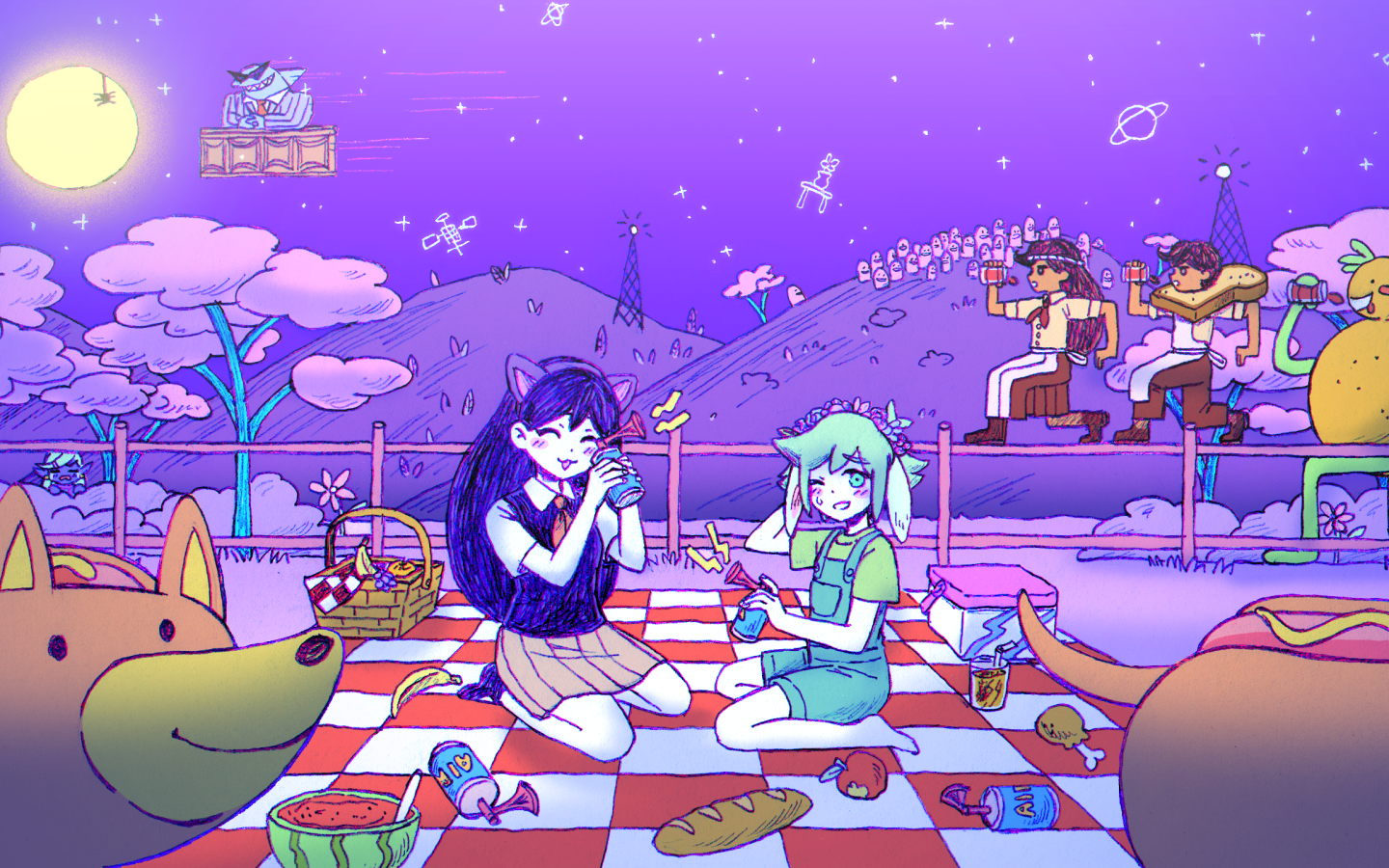 踏入《Omori》超現實、黑暗而美麗的世界 壁紙