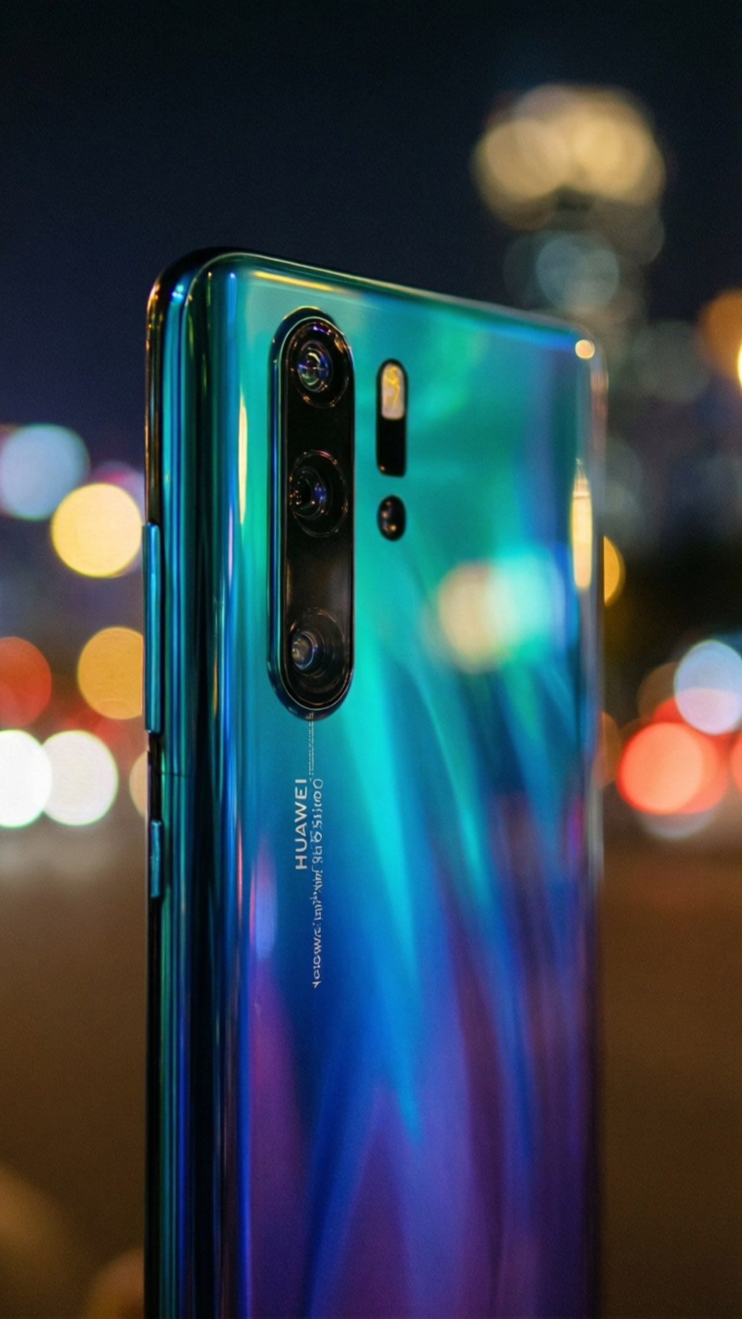 P30 Pro 城市燈光 壁紙