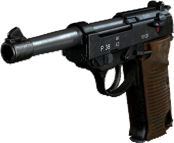 決勝時刻 P38 手槍 壁紙