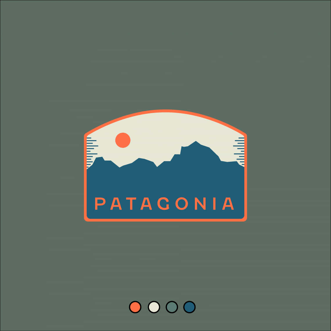 Patagonia 標誌背景 壁紙