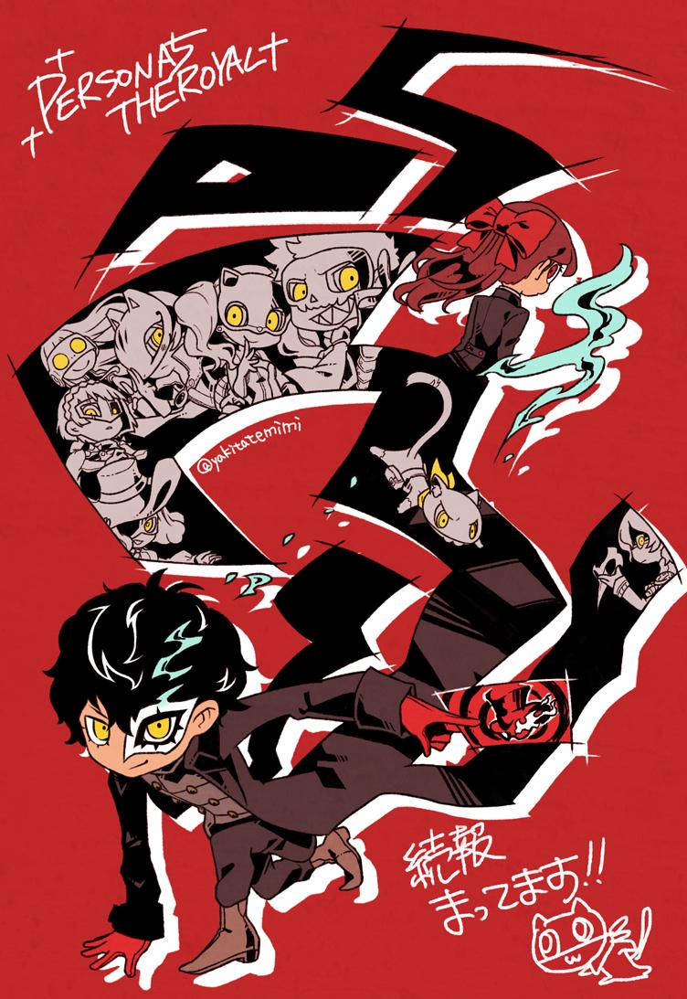 Persona 5 手機版 雨宮小千繪 壁紙