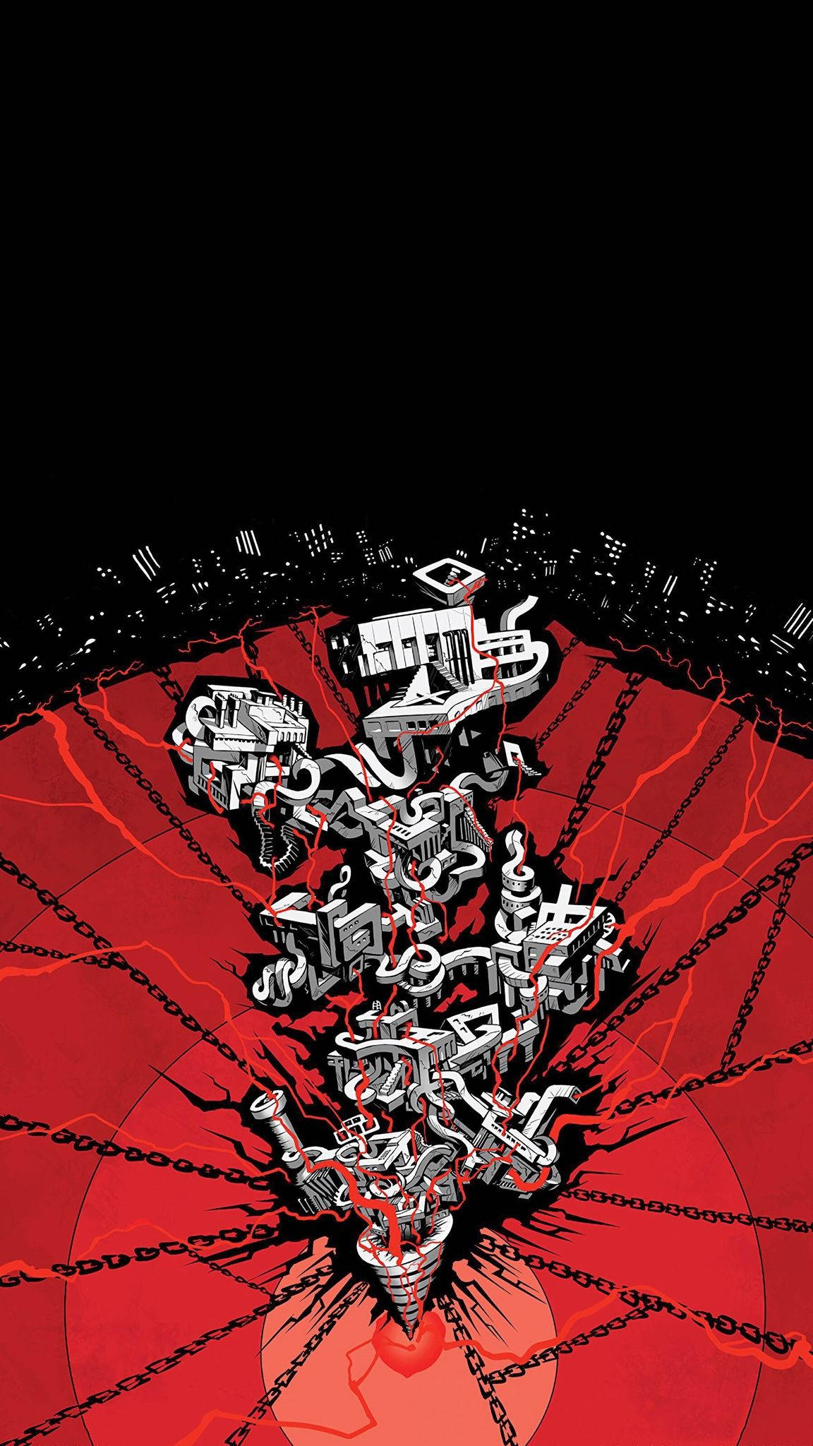 Persona 5 手機紅黑印象海報 壁紙